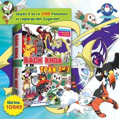 Truyện tranh bách khoa toàn thư Pokémon Sun & Moon - Giá ưu đãi 105.000 VNĐ
