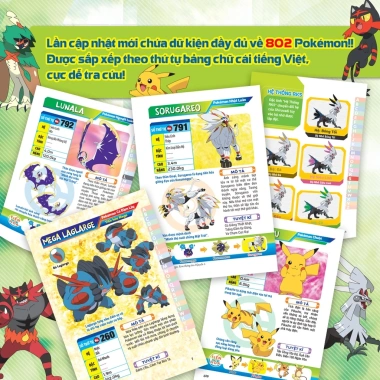 Truyện tranh bách khoa toàn thư Pokémon Sun & Moon - Giá ưu đãi 105.000 VNĐ