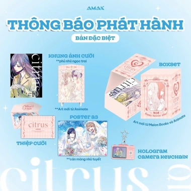 Truyện Tranh Citrus Tập 10 Amak - Giá 99.000đ, giảm từ 122.760đ, hấp dẫn