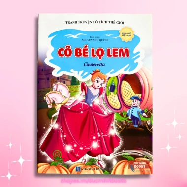 Truyện tranh cổ tích Cô Bé Lọ Lem song ngữ Việt Anh - Giá ưu đãi 16.000 VND