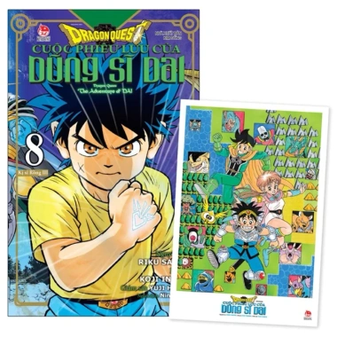 Truyện tranh Dragon Quest Cuộc phiêu lưu của Dũng sĩ Dai Tập 1-10 - Tặng Shikishi và Postcard, Giá ưu đãi 75.000₫