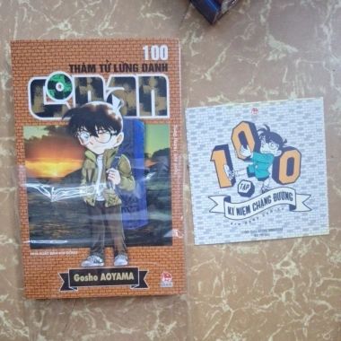 Truyện tranh Thám tử lừng danh Conan Tập 100 - Giá 55.000, tặng card như ảnh 2