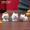 TT2.419 Set 5 mix mèo chiêu tài nhựa resin mini Trang trí tiểu cảnh chỉ 19.500₫ 3