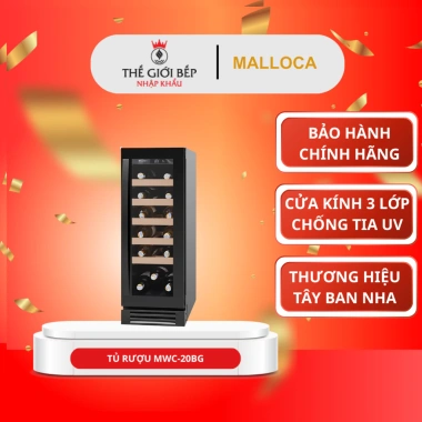 Tủ Bảo Quản Malloca MWC 20BG 50L - Cảm Ứng, Bảo Hành 3 Năm, Giá 18 Triệu