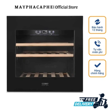 Tủ Bảo Quản Rượu Vang CASO WINEDELUXE E 29 chai, màn hình cảm ứng, nhập EU, BH 12 tháng - 32,857,000₫ Tủ Bảo Quản Rượu Vang CASO WINEDELUXE E 29 chai, màn hình cảm ứng, nhập EU, BH 12 tháng - 32,857,000₫