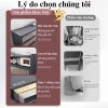 Tủ bếp 3 tầng đa chức năng 2 trong 1, lưu trữ + bàn làm việc, thép carbon dày, kín 6 mặt - Giá 1.19 triệu 3