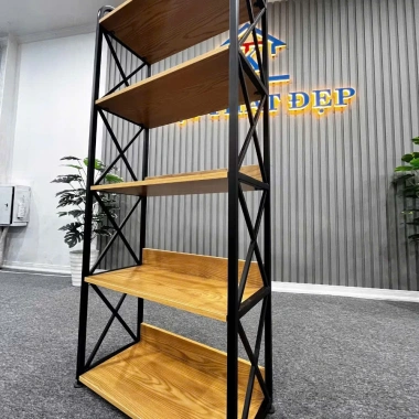 Tủ bếp gỗ 3 tầng 2 ngăn kéo C100×R60×S30cm cho lò vi sóng, kệ đa năng, hiện đại