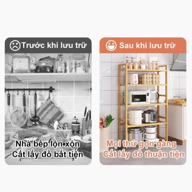 Tủ Bếp WOODLAND Tre Tự Nhiên - Kệ Đa Năng, Khung Cao Cấp, Lò Vi Sóng, Lắp Đặt Dễ Dàng, 268k 2 Tủ Bếp WOODLAND Tre Tự Nhiên - Kệ Đa Năng, Khung Cao Cấp, Lò Vi Sóng, Lắp Đặt Dễ Dàng, 268k 2