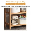 Tủ Bếp WOODLAND Tre Tự Nhiên - Kệ Đa Năng, Khung Cao Cấp, Lò Vi Sóng, Lắp Đặt Dễ Dàng, 268k 7