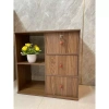 Tủ đa năng gỗ MDF melamine màu gỗ sậm, có khóa, hiện đại sang trọng cho đầu giường – 189.000₫ 2