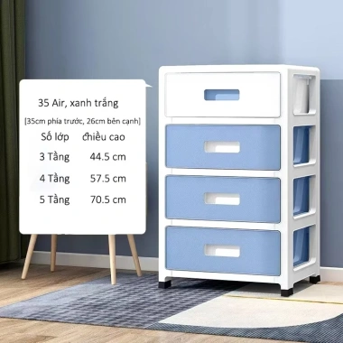 Tủ đầu giường Gooomi đa tầng 3/4/5 – Hộp đựng quần áo, ngăn kéo đa năng, kệ tiện, 239.000₫
