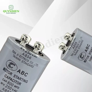 Tụ Đề Tụ Khởi Động Motor 250V ABC - Tụ Kapa cho Máy Bơm, Máy Lạnh, Motor 1 Pha, Quạt Trần | Giá 40.112₫ - Linh Kiện Quỳnh Diễn