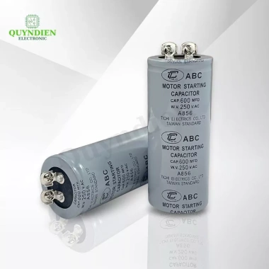 Tụ Đề Tụ Khởi Động Motor 250V ABC - Tụ Kapa cho Máy Bơm, Máy Lạnh, Motor 1 Pha, Quạt Trần | Giá 40.112₫ - Linh Kiện Quỳnh Diễn