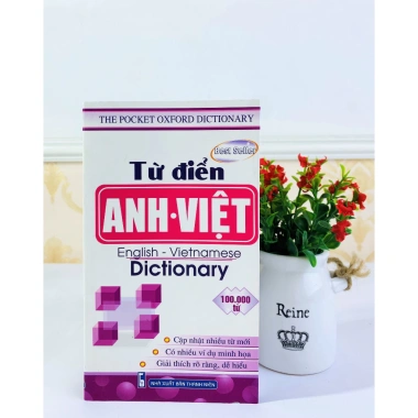 Từ điển Anh Việt 100.000 từ B124 - Giá 96.720₫ giảm mạnh, học nhanh, chuẩn xác