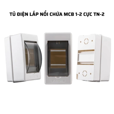 Tủ điện gắn nổi MPE chính hãng - Hộp chứa MCB 2/4 đường, giá ưu đãi 46.000₫ 4 Tủ điện gắn nổi MPE chính hãng - Hộp chứa MCB 2/4 đường, giá ưu đãi 46.000₫ 4