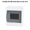 Tủ điện gắn nổi MPE chính hãng - Hộp chứa MCB 2/4 đường, giá ưu đãi 46.000₫ 6