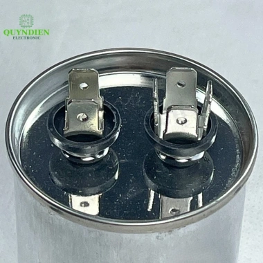 Tụ Điều Hòa 70uF 450V Vỏ Nhôm Hàn Quốc - Tụ Máy Nén 2 Chân Cắm Quỳnh Diễn