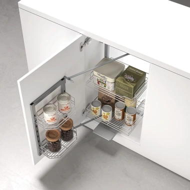 Tủ đồ khô Hafele DOLCE mở xoay 2 tầng - Giá ưu đãi 4.356.000₫, bền đẹp hiện đại 4