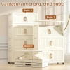Tủ Đựng Đồ Đa Năng Gấp Gọn Di Động Có Bánh Xe - Lưu Trữ Trong Áo Hợp Đồ Bếp 2