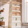 Tủ Đựng Đồ Đa Năng Gấp Gọn Di Động Có Bánh Xe - Lưu Trữ Trong Áo Hợp Đồ Bếp 3