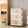 Tủ Đựng Đồ Đa Năng Gấp Gọn Di Động Có Bánh Xe - Lưu Trữ Trong Áo Hợp Đồ Bếp 10