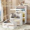Tủ Đựng Đồ Đa Năng Nắp Lật, Gấp Gọn Không Cài Đặt, Có Bánh Xe, Giá Ưu Đãi 128.000₫ 4