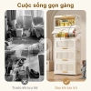Tủ Đựng Đồ Đa Năng Nắp Lật, Gấp Gọn Không Cài Đặt, Có Bánh Xe, Giá Ưu Đãi 128.000₫ 8