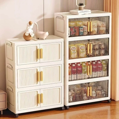 Tủ đựng đồ đa năng nhựa PP gấp gọn, cửa chống bụi hai lớp - Giá chỉ 235.000 VNĐ