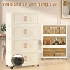 Tủ đựng đồ đa năng nhựa PP gấp gọn, cửa chống bụi hai lớp - Giá chỉ 235.000 VNĐ 3