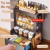 Tủ Đựng Gia Vị 360 Chống Bụi Côn Trùng, Thép Carbon Cao Cấp, Đa Năng Cho Bếp 2