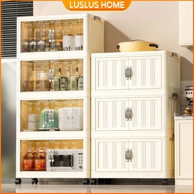 Tủ Đựng Nhựa Đa Năng LUS - Nhiều Tầng, Bánh Xe, Lưu Trữ Phòng Ngủ - Giá 319.000đ