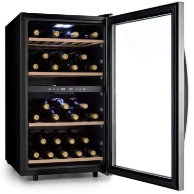 Tủ Đựng Rượu Vang Klarstein Vinamour 45D 118L Cảm Ứng Nhập Đức BH 12 Tháng Giảm 3 Tủ Đựng Rượu Vang Klarstein Vinamour 45D 118L Cảm Ứng Nhập Đức BH 12 Tháng Giảm 3
