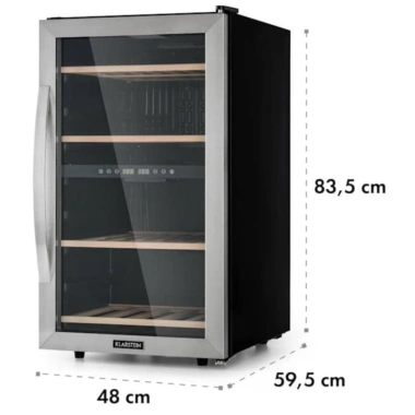 Tủ Đựng Rượu Vang Klarstein Vinamour 45D 118L Cảm Ứng Nhập Đức BH 12 Tháng Giảm 5 Tủ Đựng Rượu Vang Klarstein Vinamour 45D 118L Cảm Ứng Nhập Đức BH 12 Tháng Giảm 5