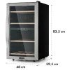 Tủ Đựng Rượu Vang Klarstein Vinamour 45D 118L Cảm Ứng Nhập Đức BH 12 Tháng Giảm 7