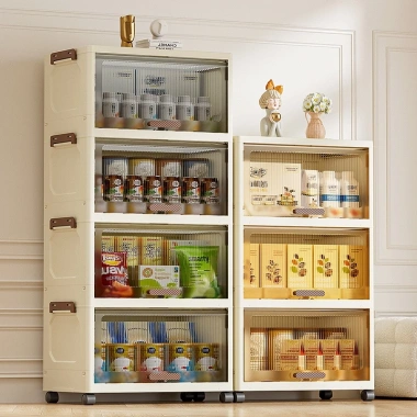 Tủ gấp gọn đa năng 48-58cm nhựa vững chắc: Kệ để đồ bếp, tủ quần áo, giảm giá 289.999₫
