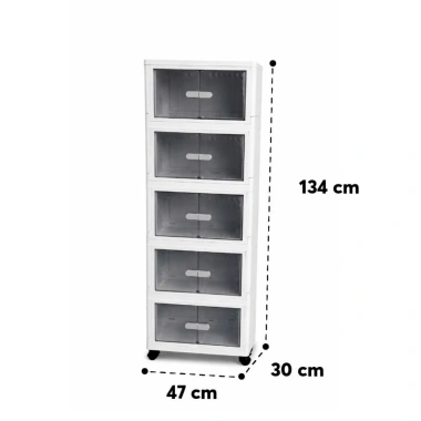 Tủ Giày Gấp Gọn Nhựa Cao Cấp 6 Tầng - Thiết Kế Sang Trọng, Giá Ưu Đãi 607.600 VND 9
