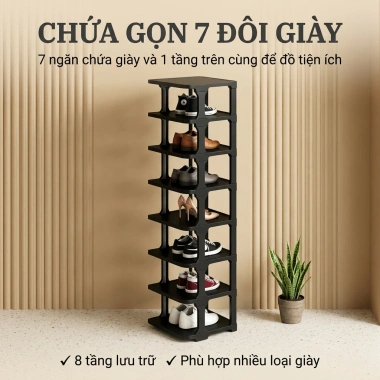 Tủ Giày Gấp Nhiều Lớp Không Chân Diện - Thiết Kế Hiện Đại Tiết Kiệm Không Gian Cho Cả Gia Đình