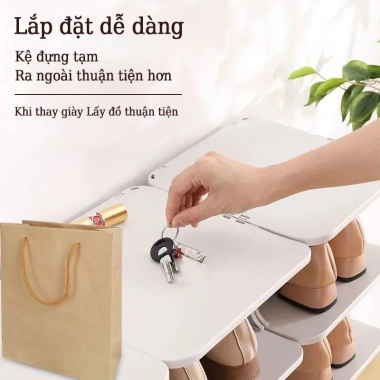 Tủ Giày Gấp Nhiều Lớp Không Chân Diện - Thiết Kế Hiện Đại Tiết Kiệm Không Gian Cho Cả Gia Đình