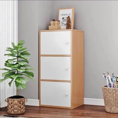 Tủ gỗ đa năng A66 – Tủ tổ ong nhiều tầng, ngăn kệ sách MDF hiện đại, giảm còn 192.000₫