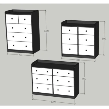Tủ gỗ đa năng Supper D140 C80 R40 – Lưu trữ tiện lợi, giảm 22% còn 3,450,000₫ 4