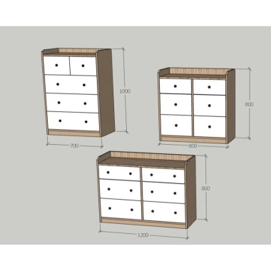Tủ gỗ đa năng Supper D140 C80 R40 – Lưu trữ tiện lợi, giảm 22% còn 3,450,000₫ 5