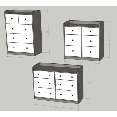 Tủ gỗ đa năng Supper D140 C80 R40 – Lưu trữ tiện lợi, giảm 22% còn 3,450,000₫ 6