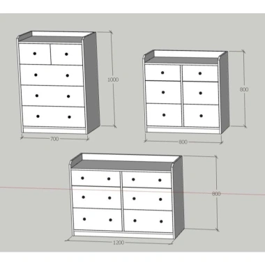Tủ gỗ đa năng Supper D140 C80 R40 – Lưu trữ tiện lợi, giảm 22% còn 3,450,000₫ 7