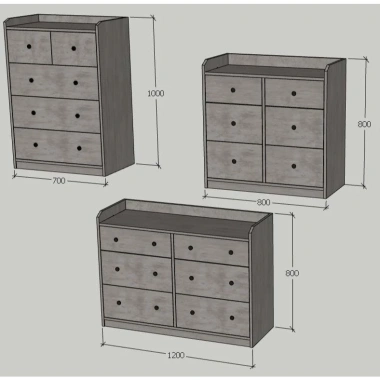 Tủ gỗ đa năng Supper D140 C80 R40 – Lưu trữ tiện lợi, giảm 22% còn 3,450,000₫ 11