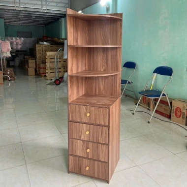 Tủ góc đa năng 156x40x40cm gỗ cao cấp - Tiết kiệm diện tích, giá chỉ 669.000đ