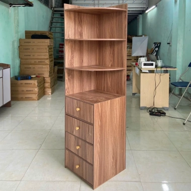 Tủ góc đa năng 156x40x40cm gỗ cao cấp - Tiết kiệm diện tích, giá chỉ 669.000đ