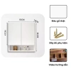 Tủ kệ mỹ phẩm nước hoa treo tường đa năng gỗ MDF nhập khẩu MS07 Nadecor 210.000 10