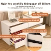 Tủ kết hợp bàn trang điểm xoay 3 kích thước, biến đổi bàn làm việc, ngăn chứa đồ - 1,489,000₫ 3