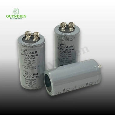 Tụ Khởi Động Motor Điện 300uF 250V - Đề Pa 300MFD, Giá Ưu Đãi 74.980đ Linh Kiện Quỳnh Diễn 4
