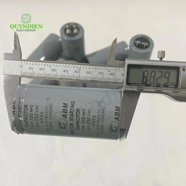 Tụ Khởi Động Motor Điện 300uF 250V - Đề Pa 300MFD, Giá Ưu Đãi 74.980đ Linh Kiện Quỳnh Diễn 9